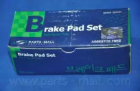PARTS-MALL pka002s -  Комплект тормозных колодок, дисковый тормоз