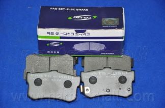 PARTS-MALL pka010 -  Комплект тормозных колодок, дисковый тормоз