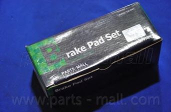 PARTS-MALL pka049 -  Комплект тормозных колодок, дисковый тормоз