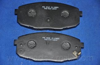 PARTS-MALL pkb022 -  Комплект тормозных колодок, дисковый тормоз