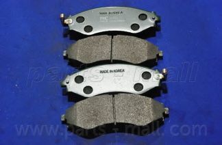 PARTS-MALL pkc008 -  Комплект тормозных колодок, дисковый тормоз