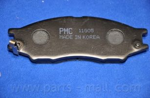 PARTS-MALL pke004 -  Комплект тормозных колодок, дисковый тормоз