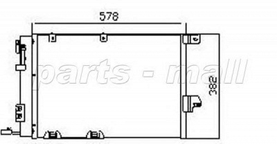 PARTS-MALL pxnc1002 -  Конденсатор, кондиционер