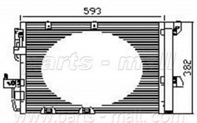PARTS-MALL pxnc1004 -  Конденсатор, кондиционер
