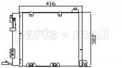 PARTS-MALL pxnc1005 -  Конденсатор, кондиционер