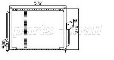 PARTS-MALL pxnc1007 -  Конденсатор, кондиционер