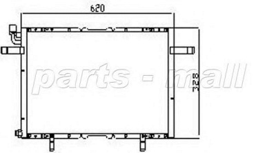 PARTS-MALL pxnc1012 -  Конденсатор, кондиционер