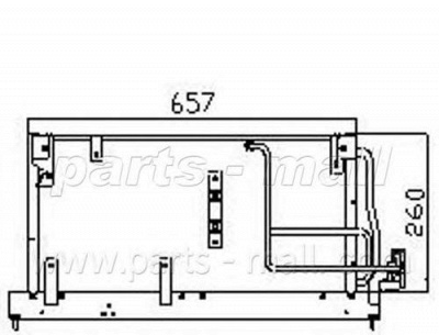 PARTS-MALL pxnc1014 -  Конденсатор, кондиционер
