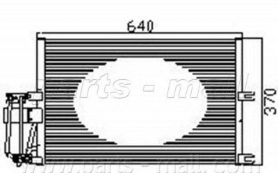 PARTS-MALL pxnc1016 -  Конденсатор, кондиционер