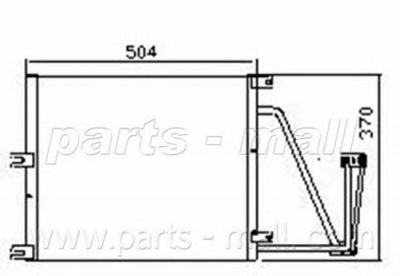 PARTS-MALL pxnc1017 -  Конденсатор, кондиционер