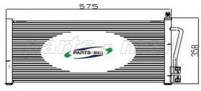 PARTS-MALL pxnc2003 -  Конденсатор, кондиционер