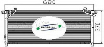 PARTS-MALL pxnc2010 -  Конденсатор, кондиционер