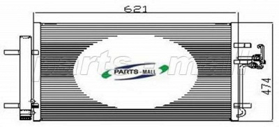 PARTS-MALL pxnc2013 -  Конденсатор, кондиционер