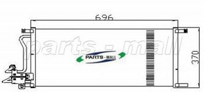 PARTS-MALL pxnc2020 -  Конденсатор, кондиционер