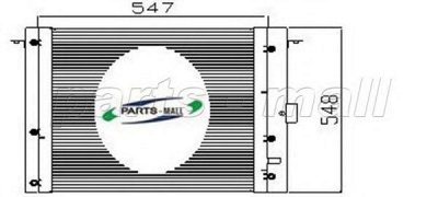 PARTS-MALL pxnc7001 -  Конденсатор, кондиционер