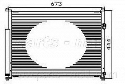 PARTS-MALL pxncm003 -  Конденсатор, кондиционер