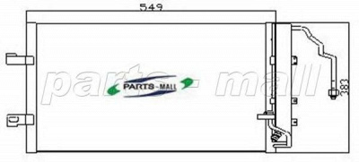 PARTS-MALL pxncr001 -  Конденсатор, кондиционер