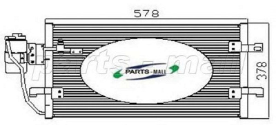 PARTS-MALL pxncr002 -  Конденсатор, кондиционер