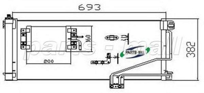 PARTS-MALL pxncr006 -  Конденсатор, кондиционер