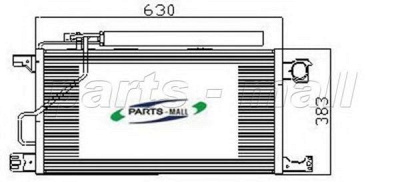 PARTS-MALL pxncr007 -  Конденсатор, кондиционер