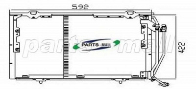 PARTS-MALL pxncr009 -  Конденсатор, кондиционер