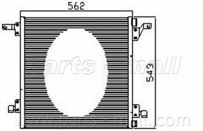 PARTS-MALL pxncr014 -  Конденсатор, кондиционер