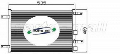 PARTS-MALL pxncx004x -  Конденсатор, кондиционер