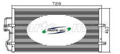 PARTS-MALL pxncx007z -  Конденсатор, кондиционер