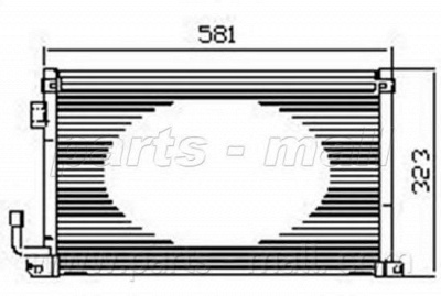 PARTS-MALL pxncx047l -  Конденсатор, кондиционер
