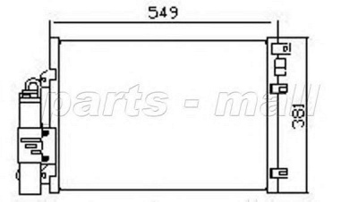 PARTS-MALL pxncx059y -  Конденсатор, кондиционер