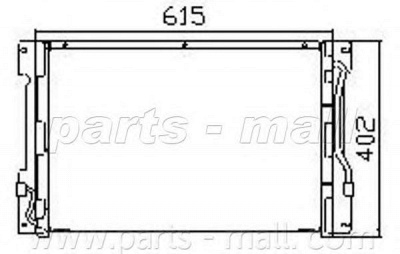 PARTS-MALL pxncx082u -  Конденсатор, кондиционер