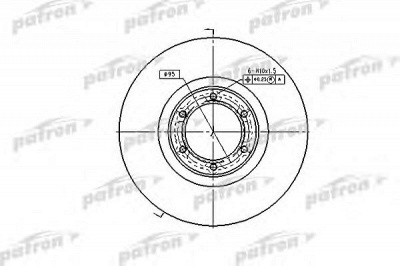 PATRON pbd1002 -  Тормозной диск