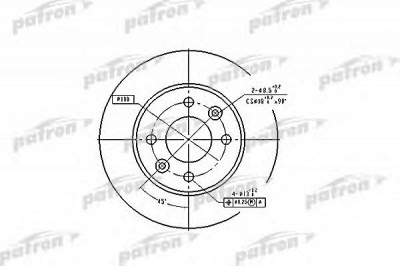 PATRON pbd1013 -  Тормозной диск