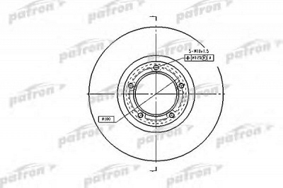 PATRON pbd1622 -  Тормозной диск