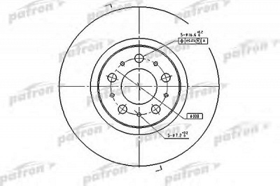 PATRON pbd4053 -  Тормозной диск