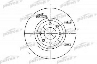 PATRON pbd4183 -  Тормозной диск