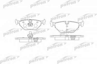 PATRON pbp1301 -  Комплект тормозных колодок, дисковый тормоз