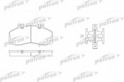 PATRON pbp501 -  Комплект тормозных колодок, дисковый тормоз