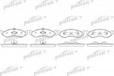 PATRON pbp929 -  Комплект тормозных колодок, дисковый тормоз