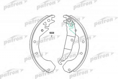 PATRON psp199 -  Комплект тормозных колодок