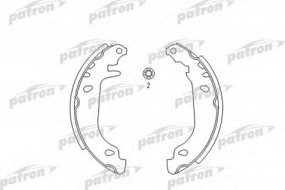 PATRON psp337 -  Комплект тормозных колодок
