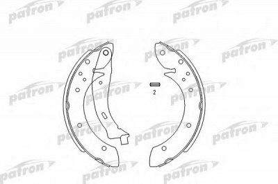 PATRON psp567 -  Комплект тормозных колодок