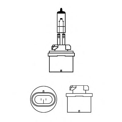PHILIPS 12059c1 -  Лампа накаливания, противотуманная фара