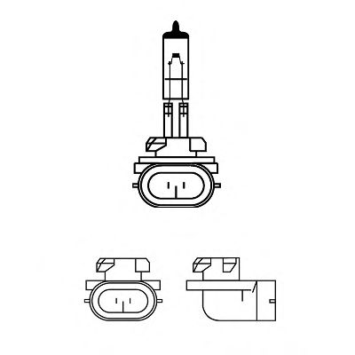 PHILIPS 12060c1 -  Лампа накаливания Standard H27W/2 12В 27Вт