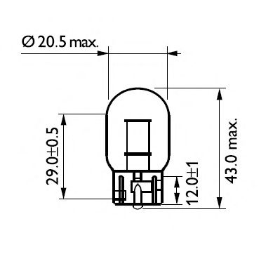 PHILIPS 12071b2 -  Лампа накаливания, фонарь указателя поворота