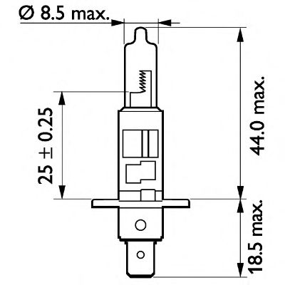 PHILIPS 13258mlc1 -  Лампа накаливания MasterLife, картонная упаковка