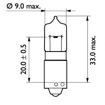 PHILIPS 24356cp -  Лампа накаливания, фонарь указателя поворота; Ламп