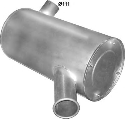 POLMO 6401 -  Глушитель выхлопных газов конечный