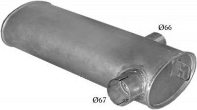 POLMO 6970 -  Глушитель выхлопных газов конечный