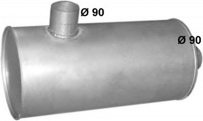 POLMO 7519 -  Глушитель выхлопных газов конечный